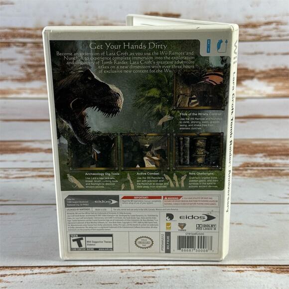 Lara Croft: Tomb Raider Anniversary Nintendo Wii 2007 Action Adventure Game - Picture 4 of 4